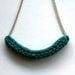 Save the Children Green Woven Necklace
