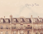 Paris Je t'aime. Fine Art Photography. French Apartment. Art Print. Pink Balconies. Home Décor. Romantic. Size A4
