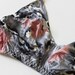 Pink Marble Hand-Painted Silk Bra S