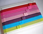 Elastic Headbands -- You Choose Three -- Colorful Elastic Headbands, Super Soft, Baby Toddler Girl Adult