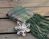 Handwoven Scarf - Sea Glass