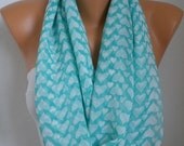 Mother's Day Gift  - Infinity Scarf Shawl Circle Scarf  Loop  Scarf Gift -fatwoman - LOVE - Heart