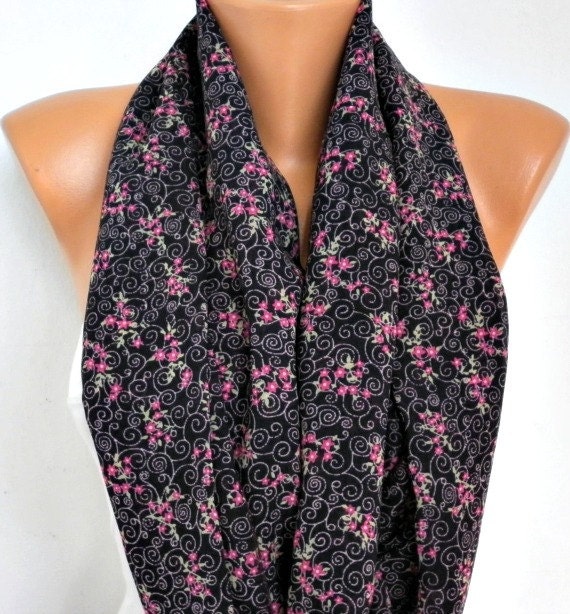 Infinity Scarf Shawl Circle Scarf Loop Scarf  Gift -fatwoman