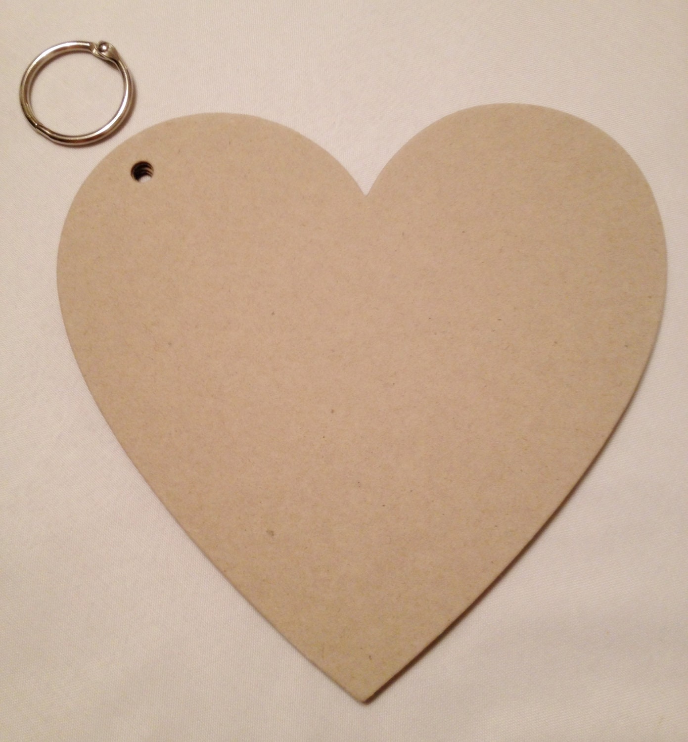 Heart Chipboard Album For A Scrapbook, Smash Book Or Photo Album
