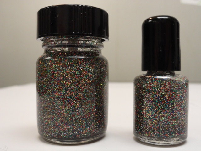 The Thing at the Foot of the Bed Indie Franken Nail Polish Micro Holographic Glitters