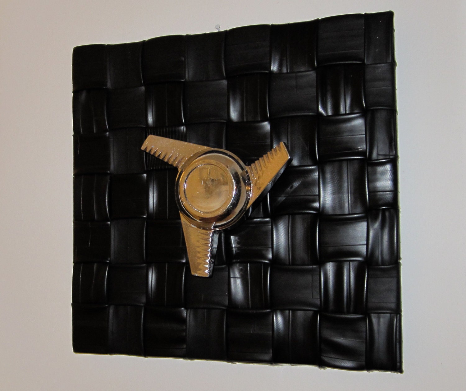 Salvage Funiture / Upcycled Recycled / Vintage Car Mag Wheel / Bike / Inner Tube Coat Rack / Garment Rack