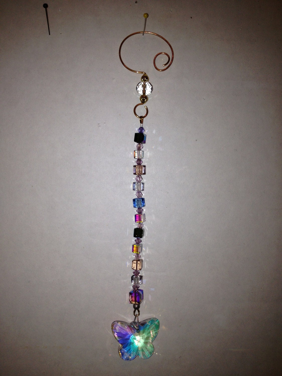 Butterfly Crystal Suncatcher 2