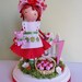 NEW: Strawberry shortcake custom made cake topper
