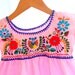 Nubes Rosas Handmade Mexican Embroidered Tunic Children dress