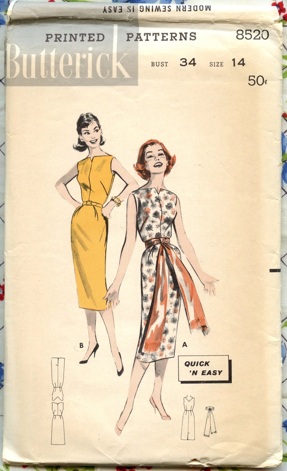 Sheath Dress Pattern Butterick