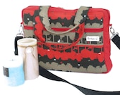 Cross Body Laptop Bag, Lenovo Ideapad Laptop Bag, WATERPROOF LINING,  Red Forest Bag, Dell XPS Laptop Bag, Zenbook Laptop Waterproof Bag