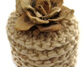 Facial Scrubbie, Organic Cotton Mini Round Cloth, Reusable Makeup Remover, Packaged in Gift Pouch