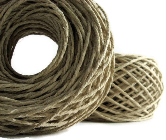 Premium Fair Trade Hemp Yarn, Natural, White, Worsted, Wholesale Available, Center Pull Skeins