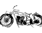 Indian Motorrijwielen motorcycle print