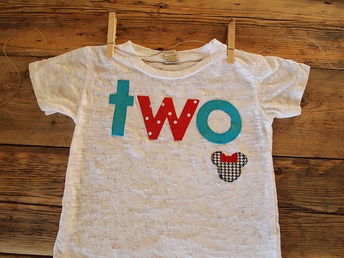Minnie Mouse Shirt Organic Blend Birthday Tee Disney Birthday Retro style Mickey Silhouette polka dots turquoise