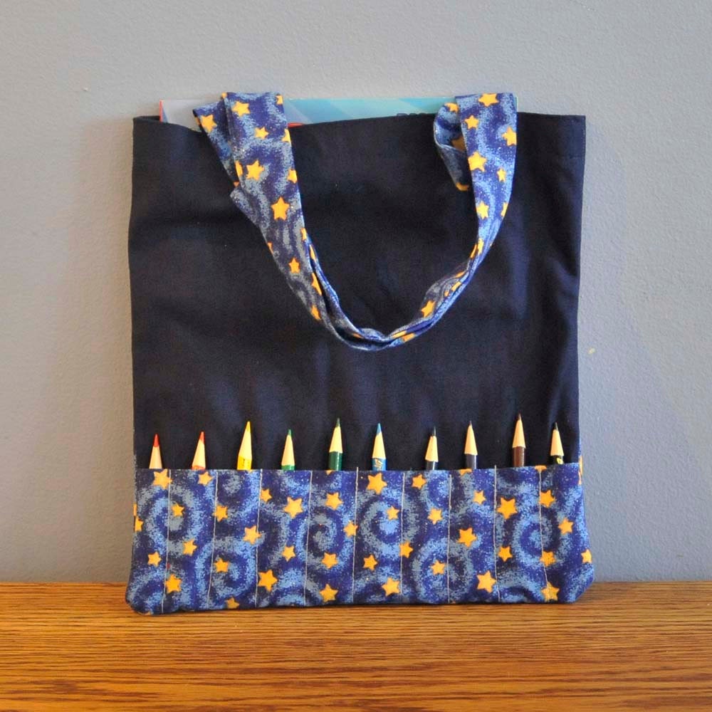 Personalized Coloring Bag, SALE, Stars and Sprakle, Eco- Friendly