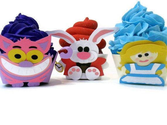 Wonderland Cupcake Wrappers - set of 12 Il_170x135
