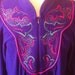 Luxe Royal Purple 80s Robe Size L/XL
