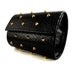 d.bgs spike studded clutch (black w. gold spikes)