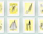 Any 4 Vintage Madeline Prints From Our Store. Original French Book Plate Illustrations. Instant Collection for Baby or Childs Bedroom