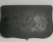 Victorian Gutta Percha Shaving Vanity Set Presentation Box
