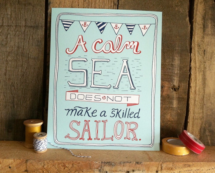 Skilled Sailor- 8x10 Nautical Art Print