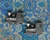 Low Close Out Price-Antique Silver 14mm Train Bead- 6 piece pack