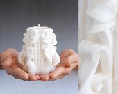 Wedding candle - Unity candle - White candle - Small candle