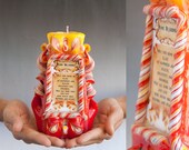 Jewish Home Blessing - Jewish candle - Blessing candle