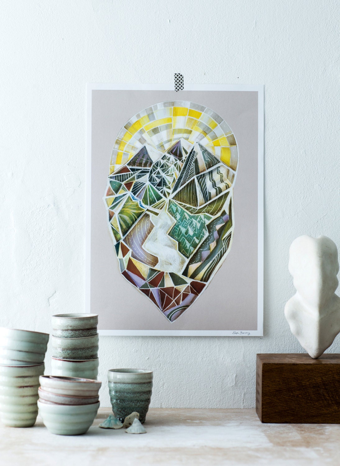 Mountain Gem Poster, A3
