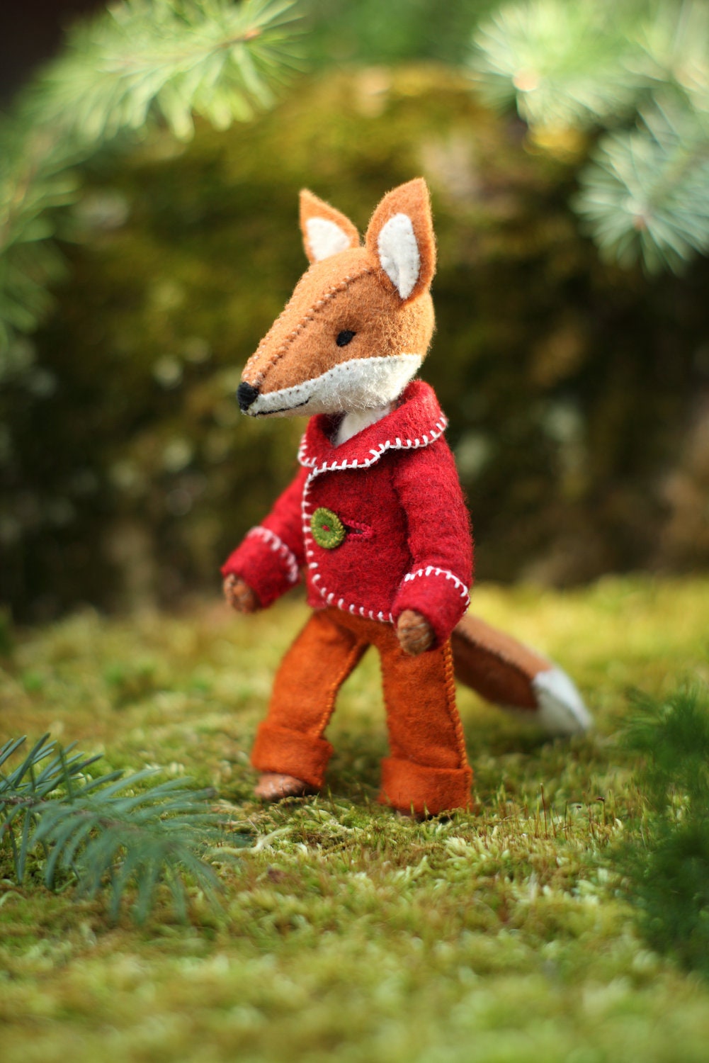 Felix the Fox hand-sewing pattern