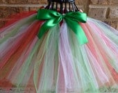 Red, Green, and White Tutu