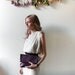 SALE. M E T A L L I C PLUM Envelope Clutch. Leather Fold Over Clutch.