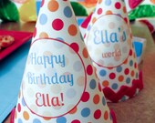 ELMO Birthday Party Hats, Elmo's World, You Print