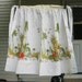 Vintage Vegie Apron Whimsical Vegetable Print Retro Kitchen