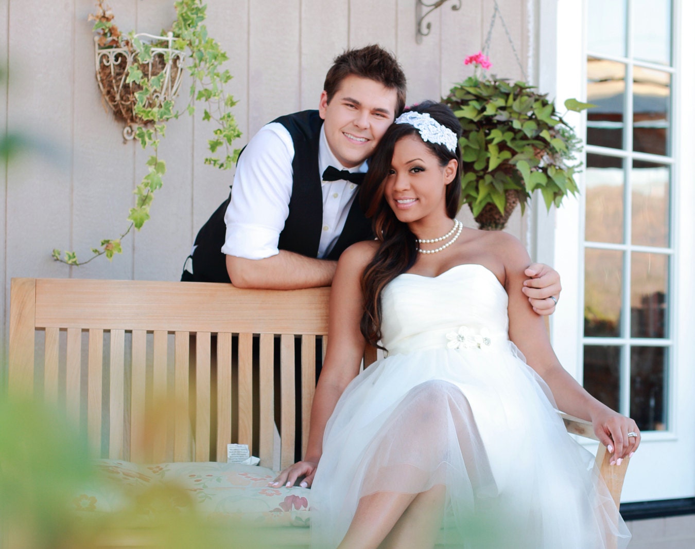 Audrey- Knee Length Wedding Dress, Repception Dress, Garden Wedding