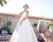 Mila - Wedding Gown, Soft Ivory, Sweetheart Neckline, Ruched Bodice