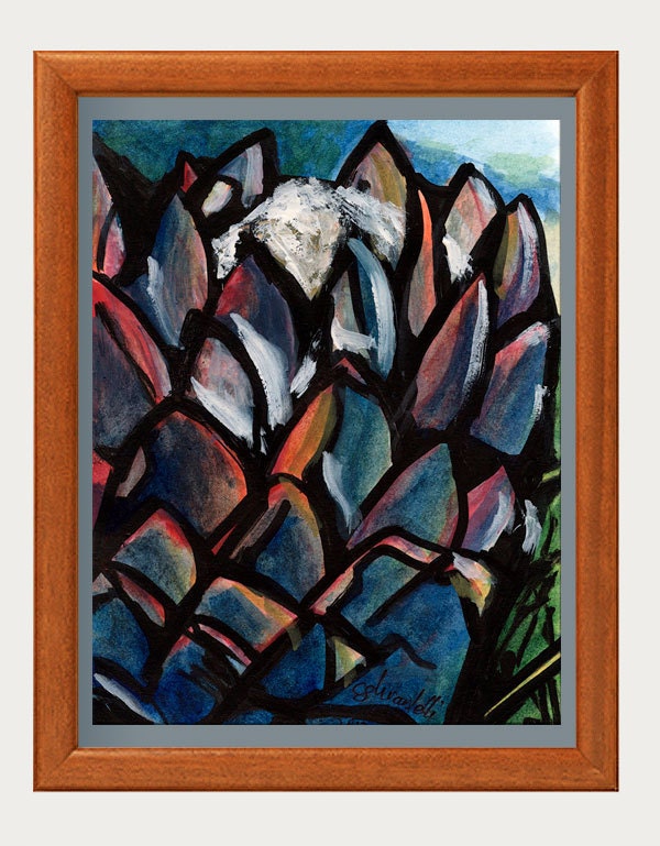 8.5x11" - Protea, Original Watercolour Print