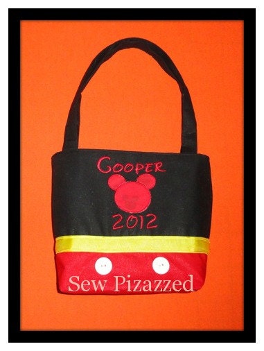 Mickey Mouse Halloween Trick or Treat Bag
