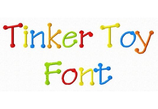 tinker toy font