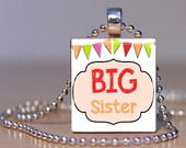 Big SisterScrabble Tile Pendant