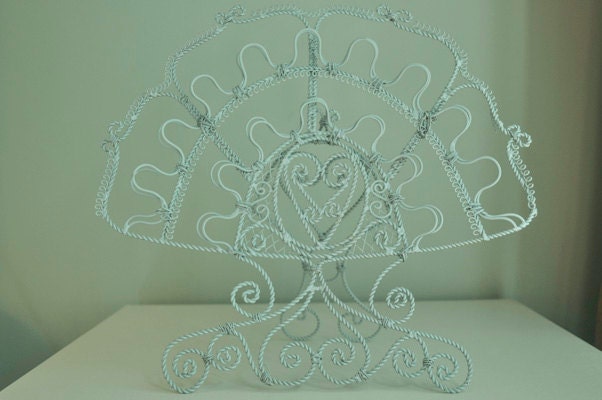 Seafoam Green Standing Jewelry Organizer