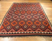 2738 size 6.6 x 9,2 Tribal Kilim Rug / Vintage Kilim / Oriental Rug