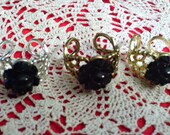 Gothic Black Rose Ring (Choose Color)