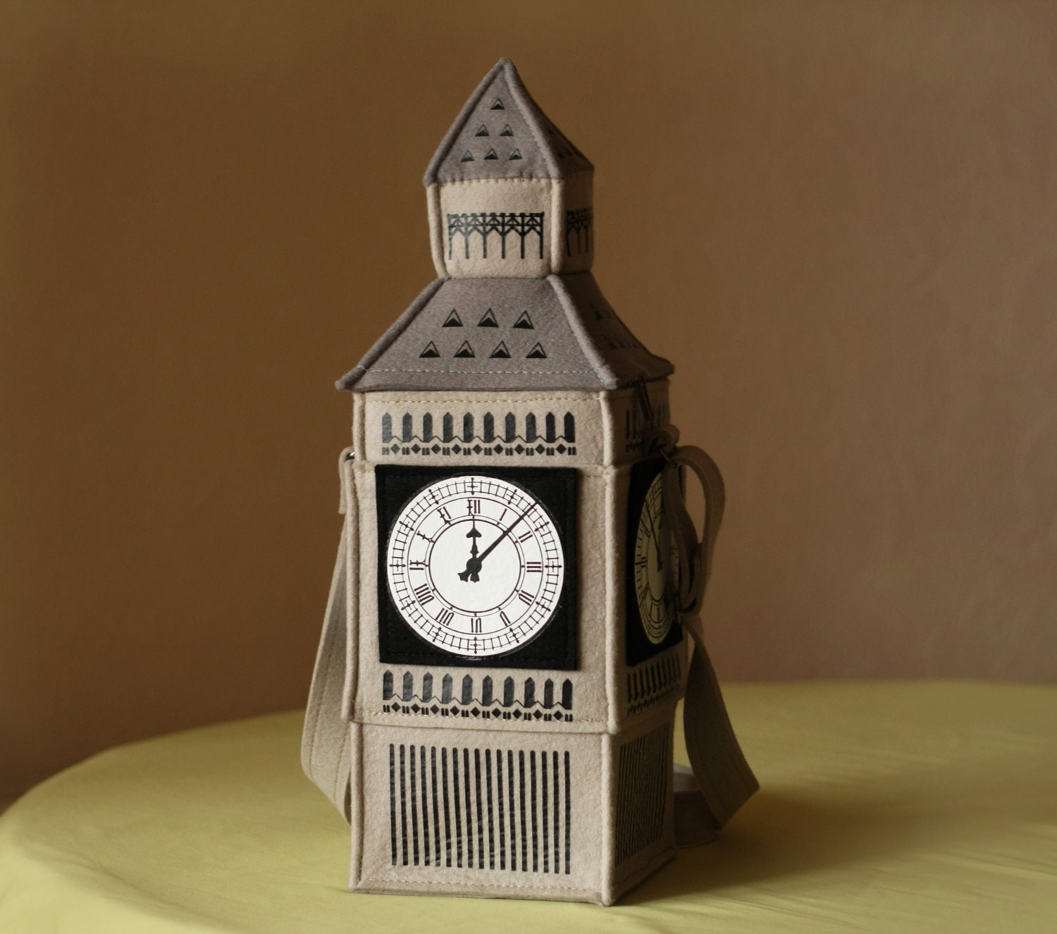 Big Ben Tower Felt Bag
