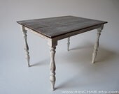 Miniature Doll Table in 1/6 scale (Blythe, Barbie, Bratz, Momoko). Cottage Chic style