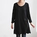 Simple Pleasures/ Black tunic Bottoming shirt dress