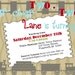 PRINTABLE Train Birthday Party Invite- DIY printable party invitation by Luv Bug Design