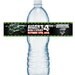 Monster Jam Truck Theme Personalized Birthday Party Water Bottle Wrap label PDF self print.