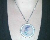 faux diaphonized mouse specimen necklace